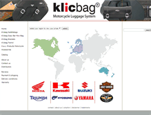 Tablet Screenshot of klicbag.com